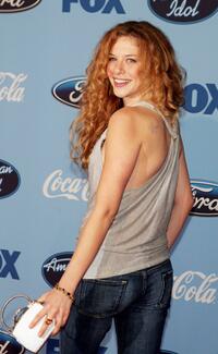Rachelle Lefevre at the party to celebrate "American Idol" Top 12 finalists.