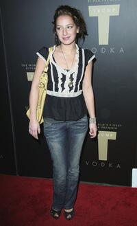 Vanessa Lengies at the Trump Vodka launch party.
