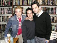 Tom Lenk, Danny Strong and Adam Busch at the television series "Buffy The Vampire Slayer."