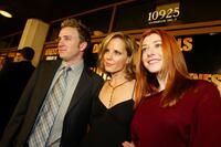 Tom Lenk, Emma Caulfield and Alyson Hannigan at the premiere of "Darkness Falls."