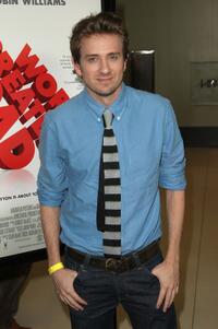 Tom Lenk at the premiere of "World's Greatest Dad."