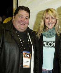Jay Leggett and Andrea Bendewald at the premiere of "Employee of the Month" during the 2004 Sundance Film Festival.