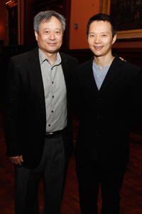 Director Ang Lee and choreographer Shen Wei at the Shen Wei Dance Arts Tenth Anniversary Gala Celebration in New York City.
