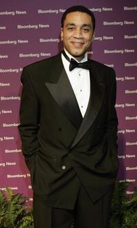Harry J. Lennix at the Bloomberg News Party.