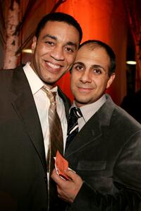 Harry J. Lennix and Anthony Azizi at the 32nd Annual People's Choice Awards.