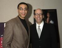 Harry J. Lennix and Matt Blank at the premiere of "Keep the Faith, Baby."