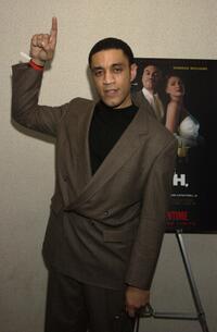 Harry J. Lennix at the premiere of "Keep the Faith, Baby."