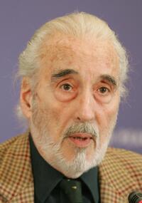 Christopher Lee at the International Berlin Film Festival Berlinale.