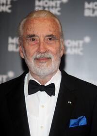 Christopher Lee at the Montblanc VIP Charity Gala.