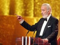 Christopher Lee at the ceremony of the Women's World Awards 2005.