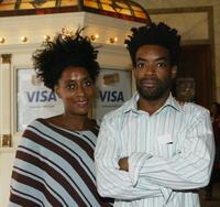 Joie and Cinque Lee at the TIFF gala screening of "All the Invisible Children."