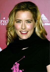 Tea Leoni at the Frederick's of Hollywood Fall 2003 fashion show and auction.