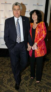 Jay Leno and wife Mavis Nicholson at the 4th Annual Adopt-A-Minefield Gala.