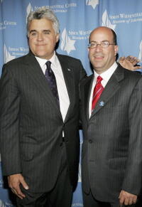 Jay Leno and Jeff Zucker at the Simon Wiesenthal/Museum of Tolerance National Tribute Dinner.