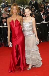 Noemie Lenoir and Virginie Ledoyen at the closing night ceremony and the screening of "De-Lovely" during the 57th Cannes Film Festival.