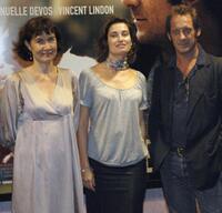 Anne Le Ny, Emmanuelle Devos and Vincent Lindon at the screening of "Ceux qui restent."