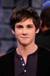 Logan Lerman at the BET's "106 & Park."