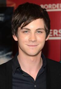 Logan Lerman at the promotion of "Percy Jackson And The Olympians: The Lightning Thief."