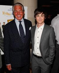 George Hamilton and Logan Lerman at the after party of the premiere of "My One And Only."