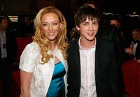 Virginia Madsen and Logan Lerman at the Los Angeles premiere of "The Number 23."