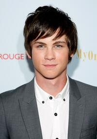 Logan Lerman at the New York premiere of "My One And Only."
