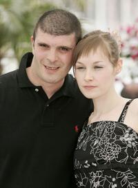 Samuel Boidin and Adelaide Leroux at the photocall of "Flandres" during the 59th International Cannes Film Festival.