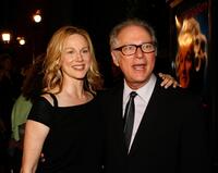 Barry Levinsona and Laura Linney at Graumans Chinese Theatre for premiere of Universal Pictures "Man of the Year".
