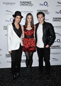 Director Francesca Gregorini, Kaya Scodelario and Aneurin Barnard at the premiere of "Emanuel and the Truth About Fishes" during the 2013 Sundance London Film And Music Festival.