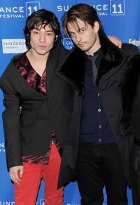Ezra Miller and Sam Levinson at the premiere of "Another Happy Day" during the 2011 Sundance Film Festival in Utah.