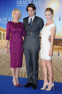Ellen Barkin, Sam Levinson and Kate Bosworth at the premiere of "Another Happy Day" during the 37th Deauville Film Festival in France.