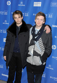 Sam Levinson and composer Olafur Arnands at the premiere of "Another Happy Day" during the 2011 Sundance Film Festival in Utah.
