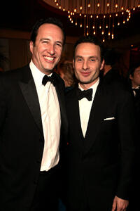 AMC President Charlie Collier and Andrew Lincoln at the AMC's 2011 Golden Globe Awards party.