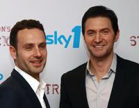 Andrew Lincoln and Richard Armitage at the world premiere of "Strike Back."