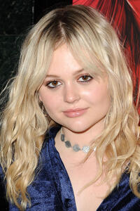Emily Alyn Lind at the premiere of "The Babysitter" in Los Angeles.