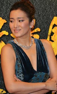 Gong Li at the Premiere of "Curse Of The Golden Flower".