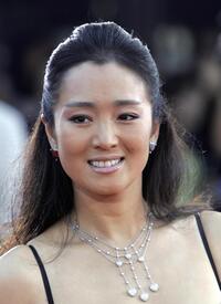 Gong Li at the premiere of the action film "Miami Vice".