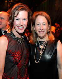 Heidi Levitt and Guest at the after party of the 2012 Golden Globe Awards in California.