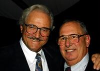 Hal Linden and George Spiro Dibie at the 75th Anniversary Gala during the grand opening of International Cinematographers Guild's new headquarters.