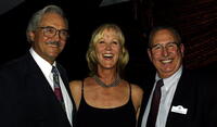 Hal Linden, Joanna Kerns and George Spiro Dibie at the 75th Anniversary Gala during the grand opening of International Cinematographers Guild's new headquarters.