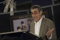 Eugene Levy on the set of "Astro Boy."