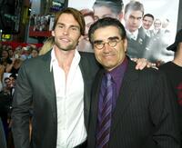 Eugene Levy and Seann William Scott at the premiere of "American Wedding."