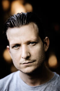 Director Tobias Lindholm on the set of "A Hijacking."