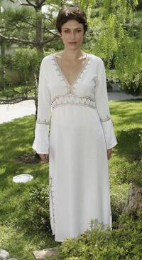 Natacha Lindinger at the photocall of "Le Maitre du Zodiaque" during the 46th Annual Monte Carlo Television Festival.