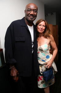 Delroy Lindo and Rachel Horovitz at the 4th Annual Ghetto Film School Benefit Dinner.