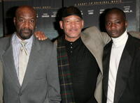 Delroy Lindo, Delbert Tibbs and David Brown at the premiere of "The Exonerated."
