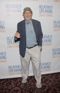 Richard Libertini at the meet the cast of Broadway's "Relatively Speaking" in New York.