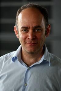 Todd Barry at the 2009 All Points West Music and Arts Festival.