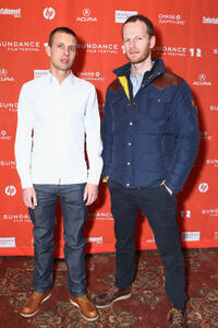 Anders Danielsen Lie and director Joachim Trier at the premiere of "Oslo" during the 2012 Sundance Film Festival in Utah.