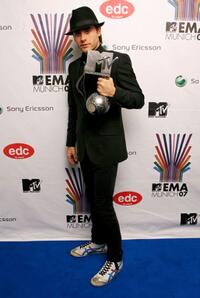Jared Leto at the MTV Europe Music Awards 2007.