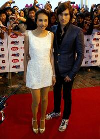 Karen Mok and Jared Leto at the MTV Asia Awards.